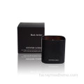 9.8oz Premium Soy Wax Black Amber ya fito kyandir